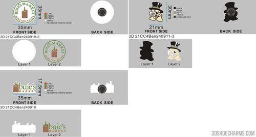 CUSTOM CHARMS 21CC4Ben-Reorder