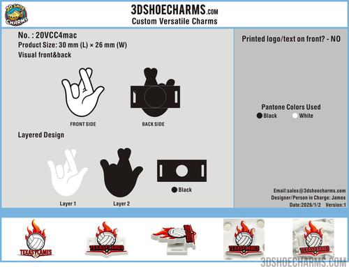 Custom Versatile Shoe charms-20VCC4mac 260102