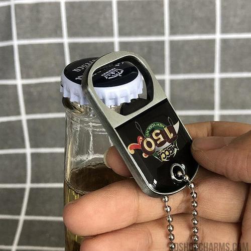 Custom Dog Tag Necklace With Opener