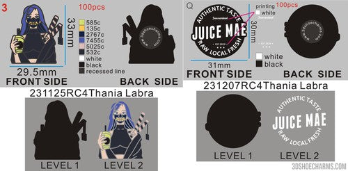 18-custom shoe charm-RC4Thania Labra