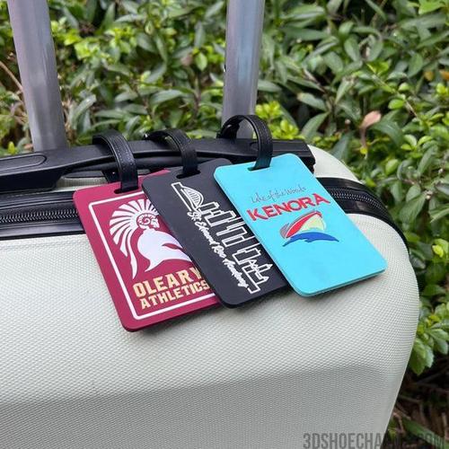 Custom 3D Rubber Luggage Tag – Free Proof & Quote