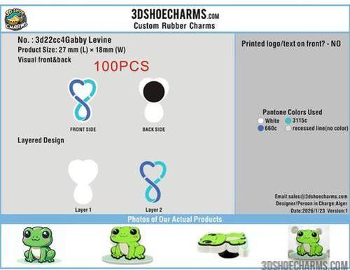 Custom Rubber Clog Charms-202608020-22-12