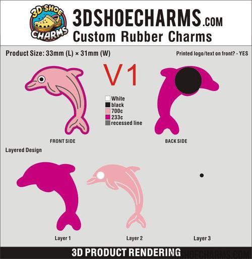 Custom Rubber Clog Charms-202606016-22-5