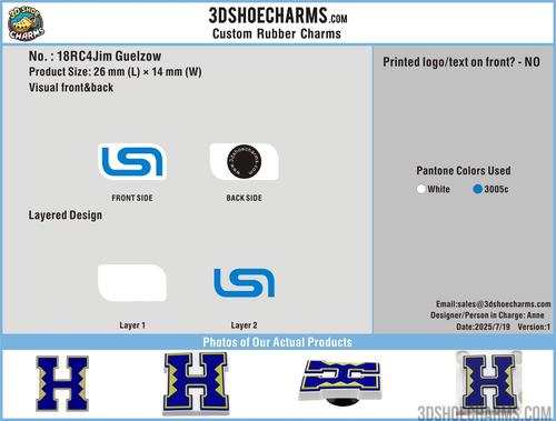 Custom Rubber Clog Charm-18RC4Jim Guelzow250719