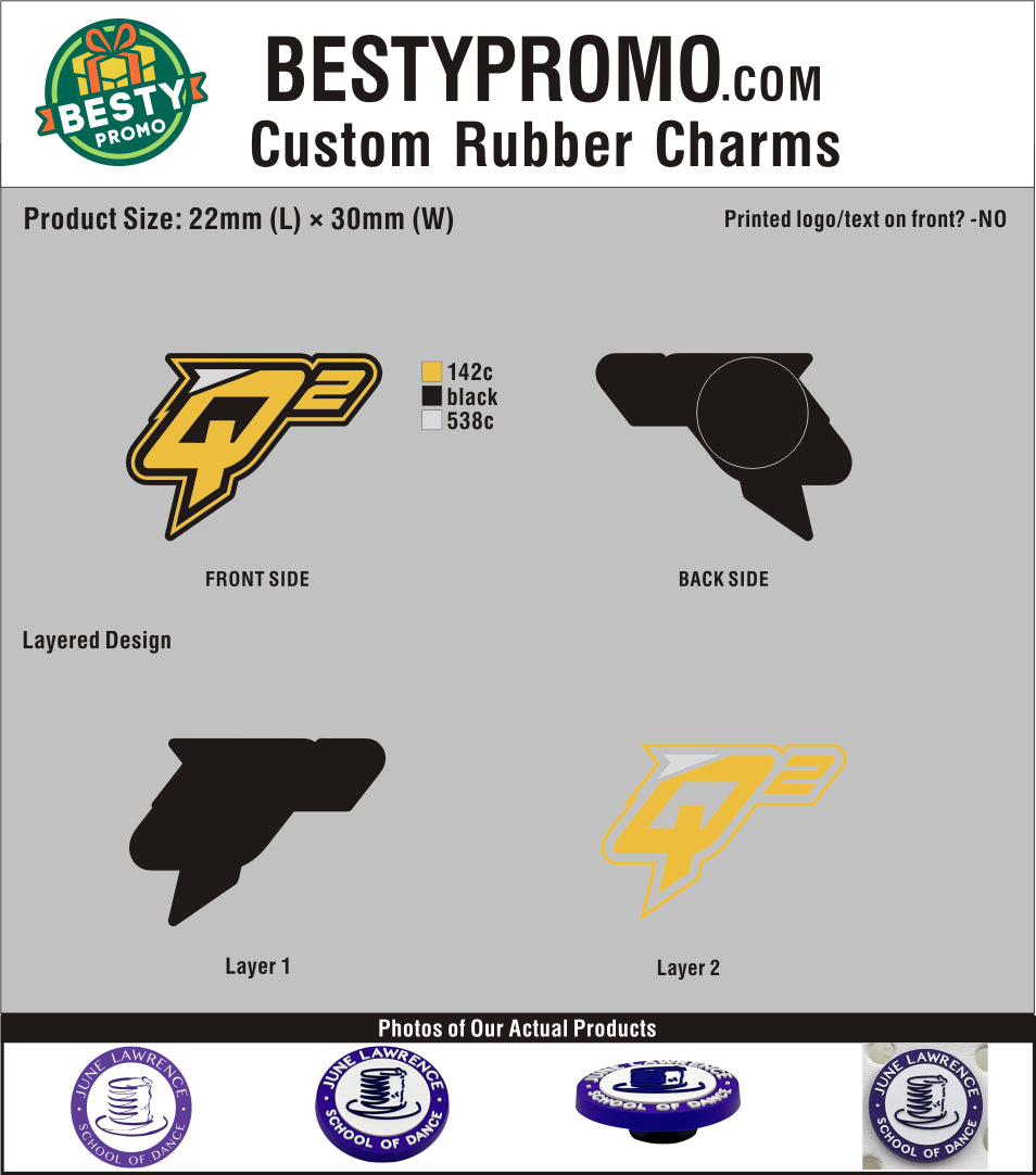 Custom Rubber Clog Charms-202608019-22-2