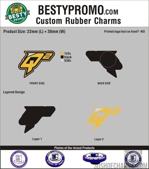 Custom Rubber Clog Charms-202608019-22-2