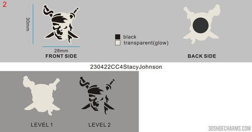 CUSTOM GLOWING CLOG CHARMS - 05CC4StacyJohnson230422