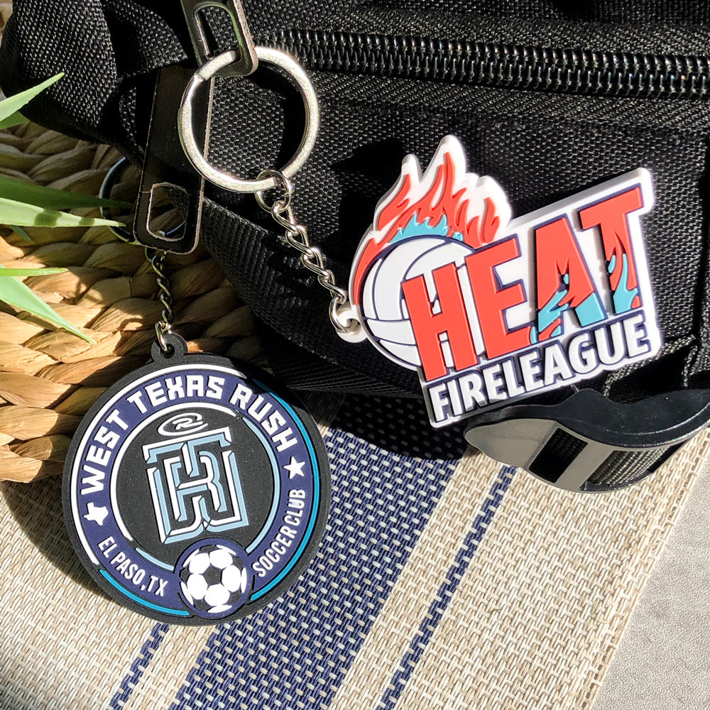 Custom Rubber Keychains with Logo | Stand Out with Unique Designs