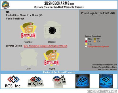 Glow-in-the-Dark Custom Versatile Shoe Charms-03250806GCC4Lita Tait-Deshotel