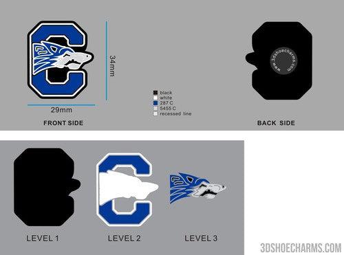 CUSTOM CLOG CHARMS - REGULAR-03-3D230906CC4Lori