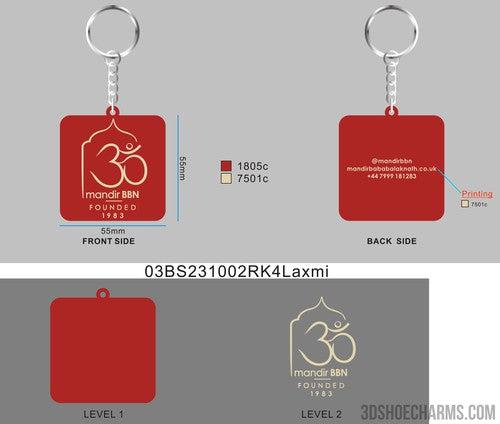 03-CUSTOM RUBBER KEYCHAINS-BS231002RK4Laxmi