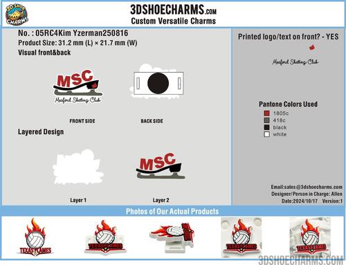 CUSTOM SHOE CHARMS-05RC4Kim Yzerman