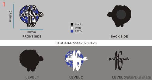 CUSTOM CLOG CHARMS - 04CC4BJJones20230423