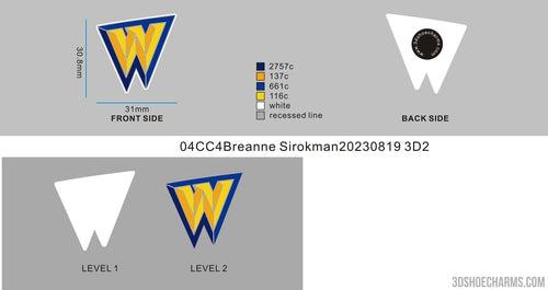 CUSTOM RUBBER CHARMS - 04CC4Breanne20230819 3D2（balance payment）