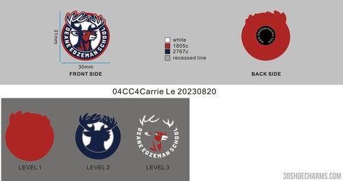 CUSTOM RUBBER CHARMS - 04CC4Carrie20230820