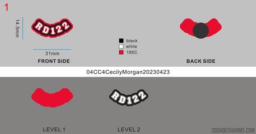 CUSTOM CLOG CHARMS - 04CC4CecilyMorgan20230423