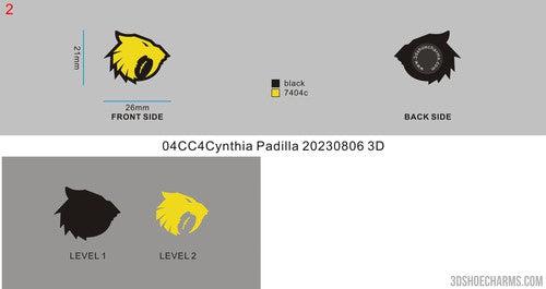 CUSTOM RUBBER CHARMS - 04CC4Cynthia Padilla