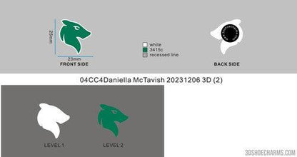 CUSTOM RUBBER CHARMS - 04CC4Daniella McTavish