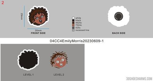 CUSTOM CLOG CHARMS - 04CC4EmilyMorris20230609