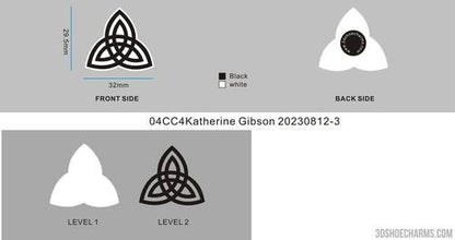 CUSTOM RUBBER CHARMS - 04CC4Katherine