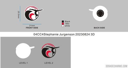 CUSTOM RUBBER CHARMS - 04CCStephanie