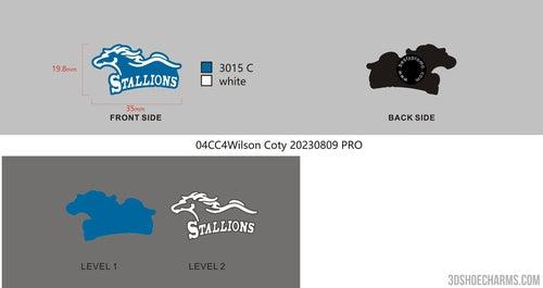 CUSTOM RUBBER CHARMS - 04CC4WILSON20230809