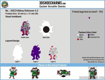 custom versatile shoe charms-05CC4Abbey Robinson