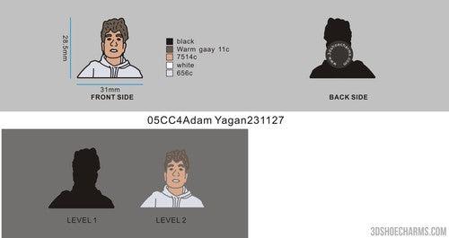 Custom shoe charms-05CC4Adam Yagan