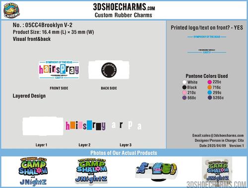 CUSTOM SHOE CHARMS-05CC4Brooklyn V