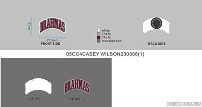 Custom shoe charms-05CC4CASEY WILSON