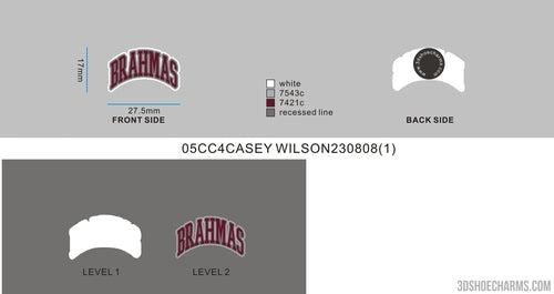 Custom shoe charms-05CC4CASEY WILSON