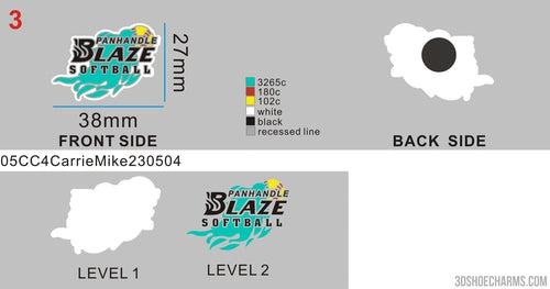 CUSTOM CLOG CHARMS -05CC4CarrieMike230504