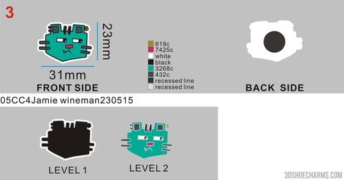 CUSTOM CLOG CHARMS - 05CC4Jamie wineman