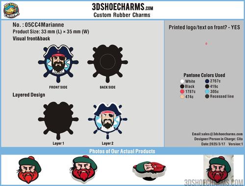 custom shoe charms-05CC4Marianne-reorder