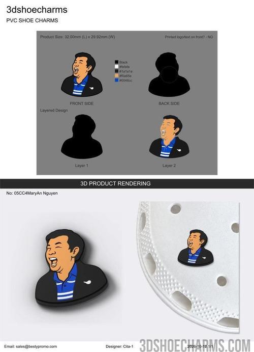 Custom Rubber Clog Charms-261014-2-05