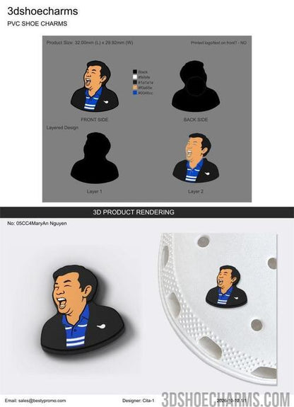Custom Rubber Clog Charms-261014-2-05