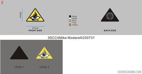 Custom shoe charms - 05CC4Mike Modarelli