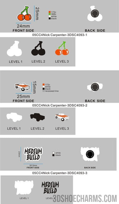 CUSTOM SHOE CHARMS-05CC4Nick Carpenter