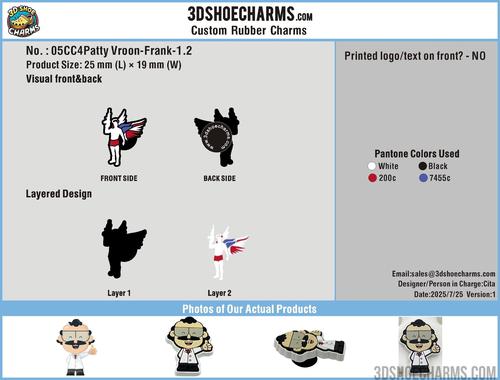 custom shoe charms-05CC4Patty Vroon250725