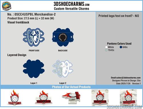 custom shoe charms-05CC4USPBL Merchandise-reorder