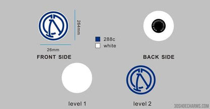 CUSTOM SHOE CHARMS-05CC4jennifer green