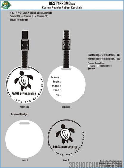 Custom Rubber Luggage Tag and Custom Dye Sublimation Lanyards-260908-05-re
