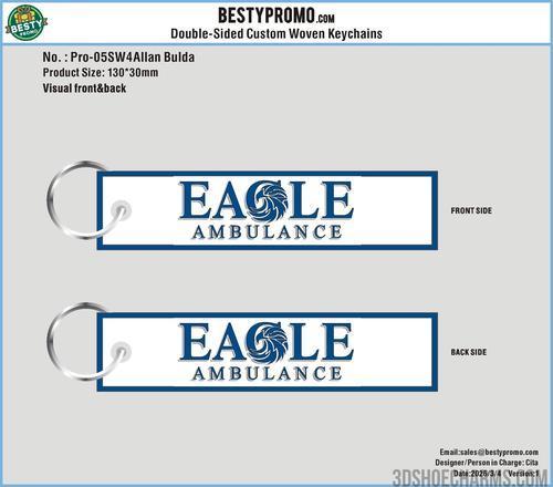 Custom Double-Sided Woven Flight Key Tag-20260402-05-RE