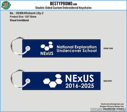 custom shoe charms/Magnet/Embroidered keychains-05CC4Richard Lilly-reorder