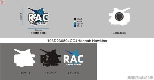 CUSTOM SHOE CHARMS - 103D230804CC4Hannah Hawkins