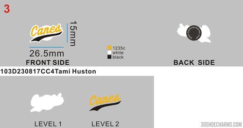 PERSONALIZED LOGO SHOE CHARMS - 103D230819CC4Tami Huston