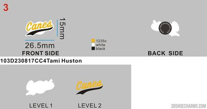 PERSONALIZED LOGO SHOE CHARMS - 103D230819CC4Tami Huston