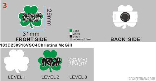 Custom Versatile Shoe Charms - 103DVSC4Christina McGill