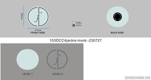 CUSTOM SHOE CHARMS - 103DCC4jackie monk230727