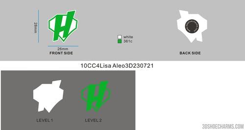 Custom Shoe charms - 10CC4Lisa Aleo3D230721